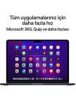Apple MacBook Air M2 16GB 256GB SSD macOS 13" Taşınabilir Bilgisayar Gece Yarısı MC7X4TU/A