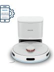 Philips XU2100/20 2000 Serisi Islak Kuru Moplu İstasyonlu Robot Süpürge, HomeRun Uygulaması, LDS Radar Navigasyon, Beyaz,
