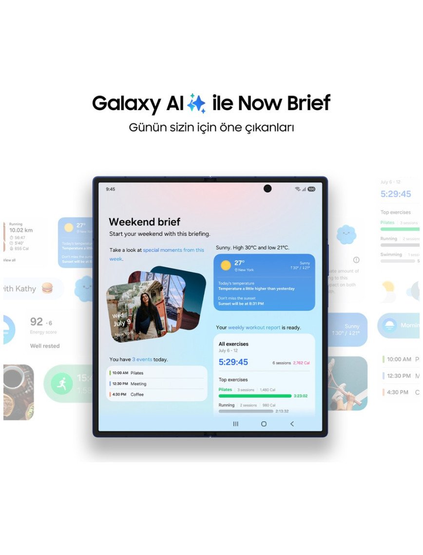 Samsung Galaxy Z Fold7 1 Tb 16 GB Ram (Samsung Türkiye Garantili) Gölge Mavisi